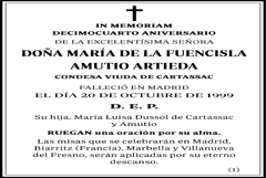 Mª de la Fuencisla Amutio Artieda